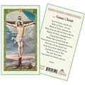 Crucifixion - Anima Christi Laminated Prayer Card