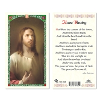 House Blessing Laminated Prayer Card