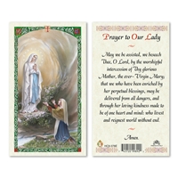 Prayer to Our Lady Laminated Prayer Card
