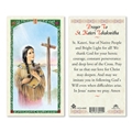 Saint Kateri Tekakwitha Laminated Prayer Card
