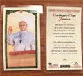 Oracion para Papa Francisco Laminated Prayer Card