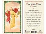 Prayer to Saint Vibiana (Viviana) Laminated Prayer Card