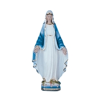 12 Inch Plaster Our Lady of Grace Statue