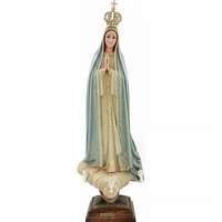 Our Lady of Fatima Statue - 27.5"