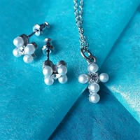 First Communion Pearl Jewelry Set