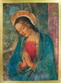 Praying Virgin by Pintoricchio Florentine plaque