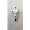 1.5 inch St. Benedict Crucifix Pin with Black Enamel