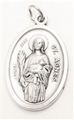 St. Agnes Inexpensive Oxidized Medal