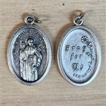 St. Ignatius of Loyola Oxidized Medal