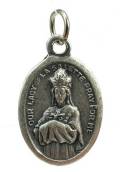 Our Lady of Lasalette Oxidized Medal