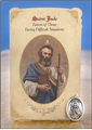St Jude (Difficult Situations) Healing Holy Card with Medal
