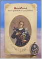 St Gerard (Motherhood and Childbirth) Healing Holy Card with Medal