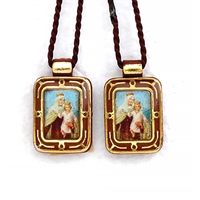 Our Lady of Mount Carmel Badge Scapular