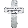 Slate Cross with Confirmation Message