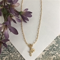 Vintage Inspired Mary and Cross Necklace, Megan
