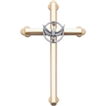 Gold-toned Cross with Decending Dove for Confirmation