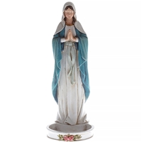 Madonna Rosary Holder - 8-Inch Statue