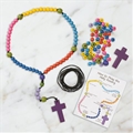 Colorful Wooden Rosary Craft Kit
