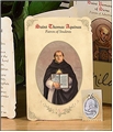 Saint Thomas Aquinas (Students) Holy Card with Medal