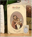 Saint Joseph (Realtors) Holy Card with Medal