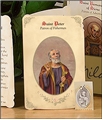 Saint Peter the Apostle (Fisherman) Holy Card with Medal