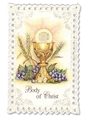 Chalice and Grapes First Communion Prayer Card