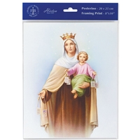 Our Lady of Mount Carmel Framing Print - 8" x 10"