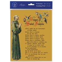 Prayer of St. Francis Framing Print - 8" x 10"