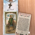 St Patrick Prayer Card with Pewter Celtic Crucifix