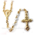 Gold and Pearl Tiny Rosary