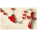 Confirmation Wood Bead Rosary