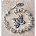 Crystal Confirmation Rosary Bracelet