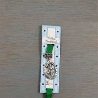 St Patrick Green Ribbon Bookmark