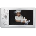 Baptism Ribbon Frame with Shell