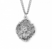 Head of Christ Sterling Silver Medal