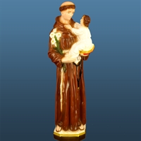 St Anthony & Child Vinyl Statue - 24 Inches