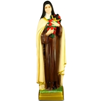 St Theresa Outdoor Vinyl Statue - 24 Inch - Choose a  Color