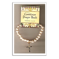 First Communion Pearl Heart Bracelet