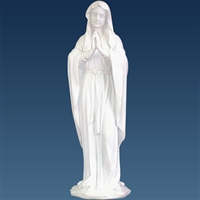 Praying Virgin Statue White - 11.75-inch 
