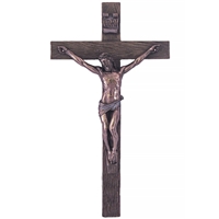 Bronze Resin Crucifix