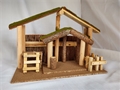 Wooden Nativity Set Stable - Fits  5" - 8" Nativity Sets