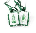 50 Among Mary's Gifts Green Scapulars - Bulk