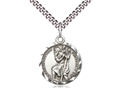 Saint Christopher Medal Sterling Silver