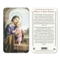 Prayer to St. Joseph Plastic Prayer Card