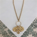 Vintage Inspired Multi-Medal Necklace, Fatima