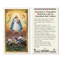 Oracion A La Ruesta Caridad Laminated Prayer Card