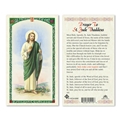 Saint Jude Thaddeus Laminated Prayer Card