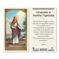 Oracion a Santa Agueda Laminated Prayer Card