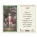 Lord Help Me Remember Laminated Prayer Card