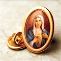 Immaculate Heart of Mary Lapel Pin